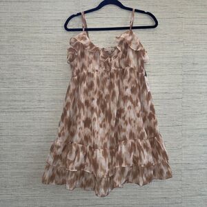 Sincerely Jules Babydoll Dress Floral Voluminous Fit and Flare Romance Size XL